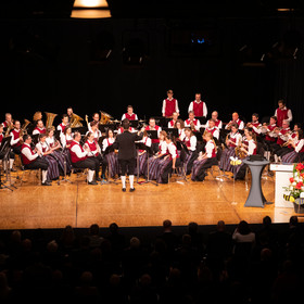 Der Musikverein "Harmonie" Baustetten sorgte für den musikalischen Rahmen.