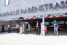 Eröffnung des Parkhauses in der Rabenstraße